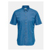 Blue Denim Short Sleeve Shirt ONLY & SONS - Men