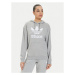 Adidas Mikina Trefoil Hoodie IB7437 Sivá Regular Fit