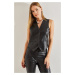 Bianco Lucci Women's Leather Vest