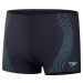 Speedo duo logo print aquashort true navy/harlequin green/true cobalt