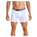 Under Armour UA CHARGED COTTON 6IN 3 PACK Pánske boxerky, biela, veľkosť