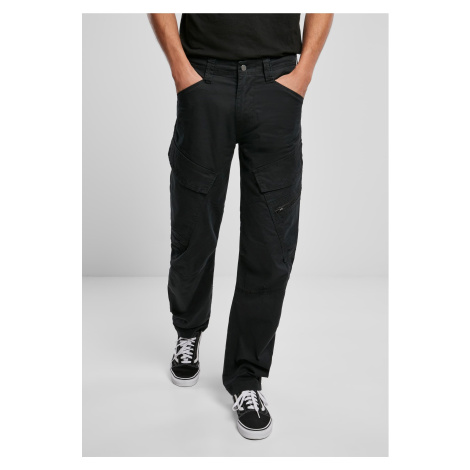 Adven Slim Fit Cargo Pants Black