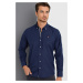 G674 DEWBERRY MEN'S SHIRT-NAVY BLUE