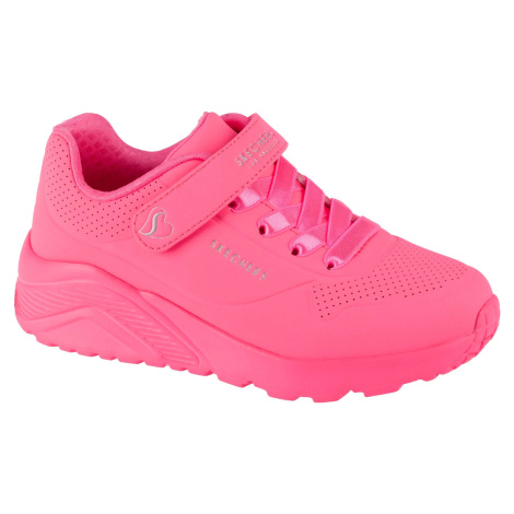 Ružové dievčenské tenisky Skechers Uno Lite 310451L-NPNK