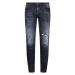 Dsquared  S71LB0889  Rovné džínsy Čierna