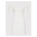 Glamorous Každodenné šaty GC0554 Biela Regular Fit