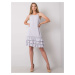 RUE PARIS Light gray dress