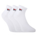 Ponožky FILA 3 PACK-F9303 SOCKS QUARTER PLAIN-300 WHITE