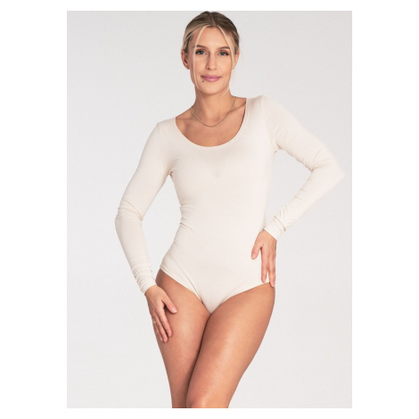 SVETLOBÉŽOVÉ KLASICKÉ DÁMSKE BODY M1038 BEIGE Figl