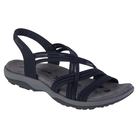 TMAVOMODRÉ DÁMSKE SANDÁLE SKECHERS REGGAE SLIM SIMPLY STRETCH SANDALS 163023-NVY