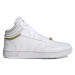 Dámska rekreačná obuv ADIDAS Hoops 3.0 Mid cloud white cloud white gold metallic