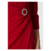 Rinascimento Koktejlové šaty CFC0111242003 Červená Slim Fit