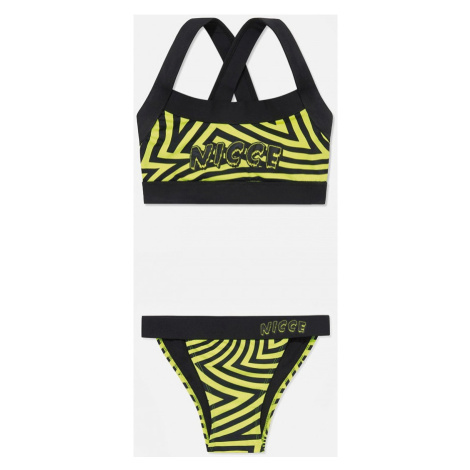 Nicce London  Vortex bikini set  Plavky Žltá