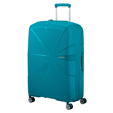 American Tourister Skořepinový cestovní kufr StarVibe L EXP 100/106 l - tyrkysová
