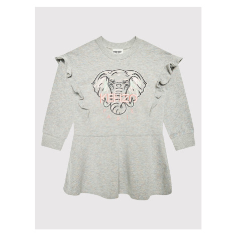 Kenzo Kids Každodenné šaty K12074 Sivá Regular Fit