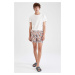 DEFACTO Patterned Tie Waist Swimming Shorts