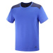 Salomon ESSENTIAL COLORBLOC Pánske tričko, modrá, veľkosť