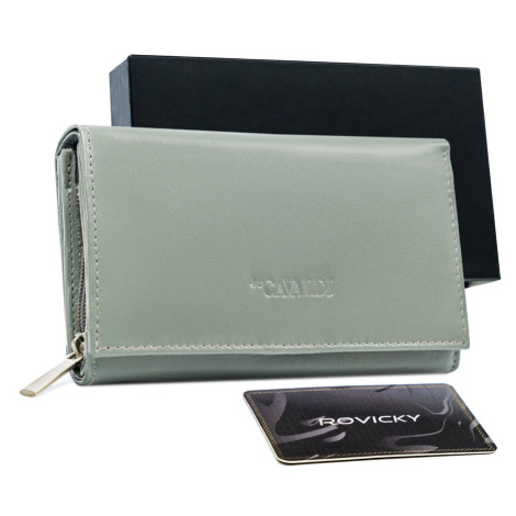 Klasická dámska kožená peňaženka — Cavaldi
