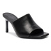 Calvin Klein Šľapky Heel Mule 70 Lth HW0HW01948 Čierna