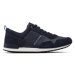 Tommy Hilfiger Sneakersy Iconic Leather Suede Mix Runner FM0FM00924 Tmavomodrá