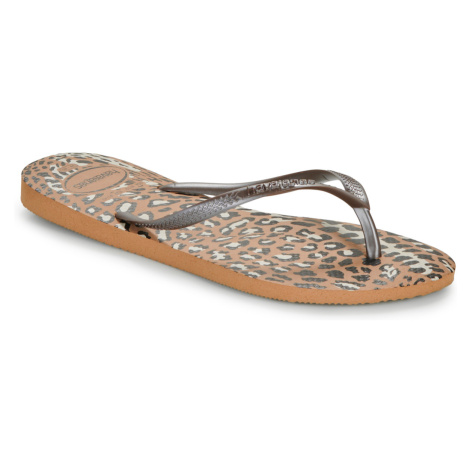 Havaianas  SLIM ANIMALS  Žabky Hnedá