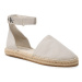 Calvin Klein Jeans Espadrilky Ankle Espadrille YW0YW01027 Écru