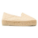 Manebi Espadrilky Double Sole Espadrilles G 4.9 D0 Béžová