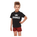 Krátké chlapecké pyžamo model 15223158 černé - DN Nightwear