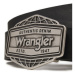 Wrangler Pánsky opasok Big Buckle 112358068 Čierna