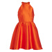 VILA Kokteilové šaty 'AELA'  oranžovo červená