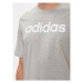 Adidas Tričko Essentials Single Jersey Linear Embroidered Logo T-Shirt IC9277 Sivá Regular Fit