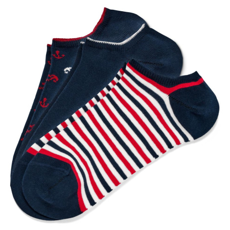 Krátke ponožky, 3 páry, s dizajnmi Tchibo