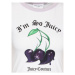 Juicy Couture Tričko Cherry JCWCT123306 Biela Slim Fit