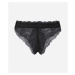 Spodná Bielizeň Karl Lagerfeld Tailored Lace Bikini Brief Čierna