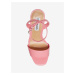 Svetloružové dámske sandále Steve Madden