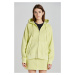 MIKINA GANT REL SUNFADED ZIP HOODIE PASTEL LIME