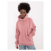 Dusty pink fleece kangaroo sweatshirt SUBLEVEL