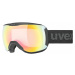 UVEX Downhill 2100 V Black Mat/Variomatic Mirror Rainbow Lyžiarske okuliare