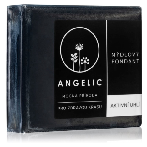 Angelic Mydlový fondant Aktívne Uhlie detoxikačné mydlo