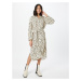 SOAKED IN LUXURY Košeľové šaty 'Kimaya'  antracitová / olivová / staroružová / biela
