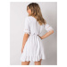 Dámské šaty s krajkovými vsadkami model 16267242 bílá - FPrice