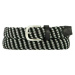 Alberto Metal Braided Black/Silver cm Opasok