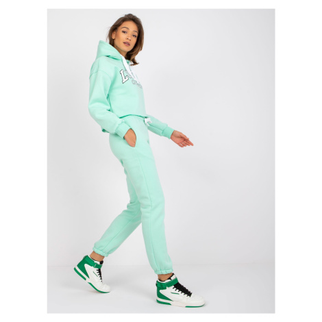 Set of mint sweatshirts Laraina high waist