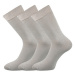 Lonka Habin Pánske bavlnené ponožky - 3 páry BM000000643200101717 svetlo šedá