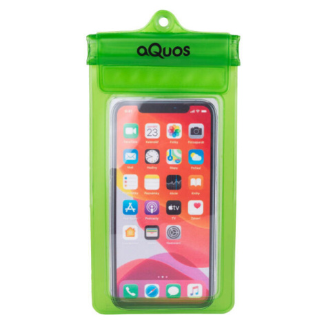 AQUOS PHONE DRY BAG Vodoodolné puzdro na mobil, zelená, veľkosť