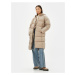 Koton Long Puffer Coat Hooded Pocket Zipper