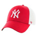 Unisex baseballová čiapka New York Yankees Branson Cap B-BRANS17CTP-RD Červeno-biela - 47 Brand 