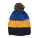 Chlapčenská zimná čiapka COLOR KIDS Hat-Colorblock-741227.3333-zinnia