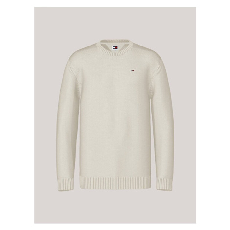 Tommy Jeans  DM0DM18370  Svetre Biela Tommy Hilfiger