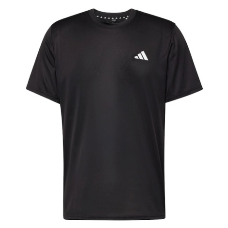 ADIDAS PERFORMANCE Funkčné tričko 'Train Essentials'  čierna / biela